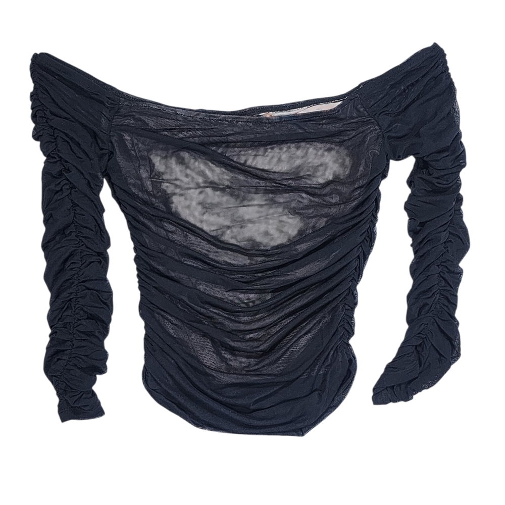 Intimatlely Free By FP Sheer Off The Shoulder Top Womens XS